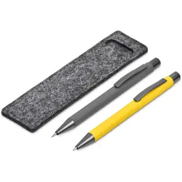 Omaha Ball Pen & Pencil Set Yellow